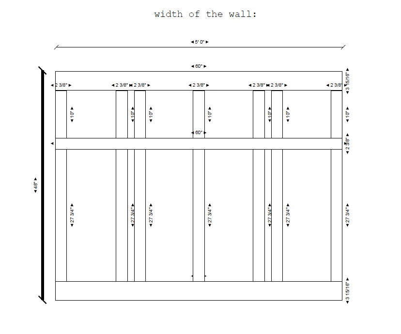 Pre-cut Wall Trim Kit- Wall Molding- Board And Batten- Half Wall Paneling- Wall Wainscoting- Flat Wall Trim- Farmhouse Decor - Image 2