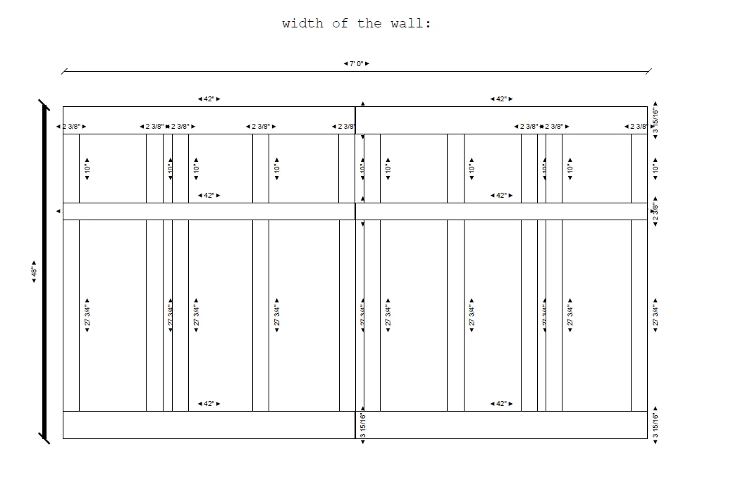 Pre-cut Wall Trim Kit- Wall Molding- Board And Batten- Half Wall Paneling- Wall Wainscoting- Flat Wall Trim- Farmhouse Decor - Image 3