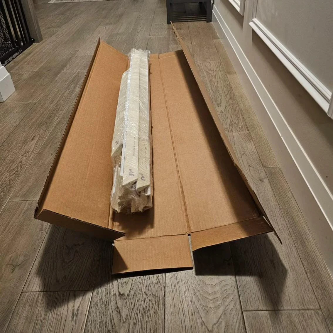 Wall Molding Kit- Paintable Wall Trim Kit- Accent Wall Molding- Pre-Primed Wall Paneling- Modern Wall Decor- Wainscoting Panels- Half Wall - Image 4