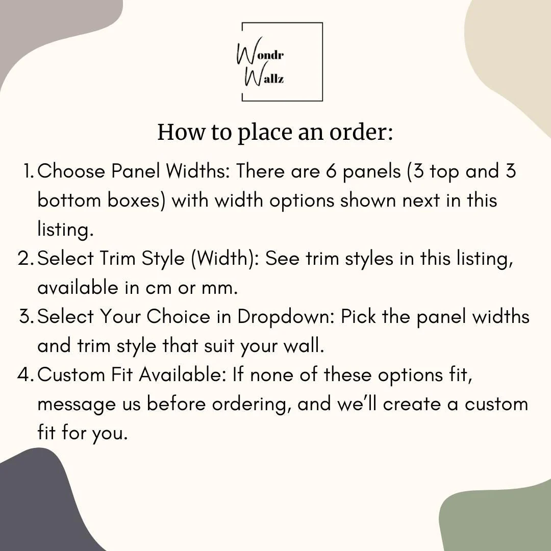 Wall Molding Kit- Double Frame 6 Panel- Pre-Cut Paneling- Wall Trim- Accent Wall Minimalist Decor- Wainscotting- Picture Frame Style Molding - Image 3