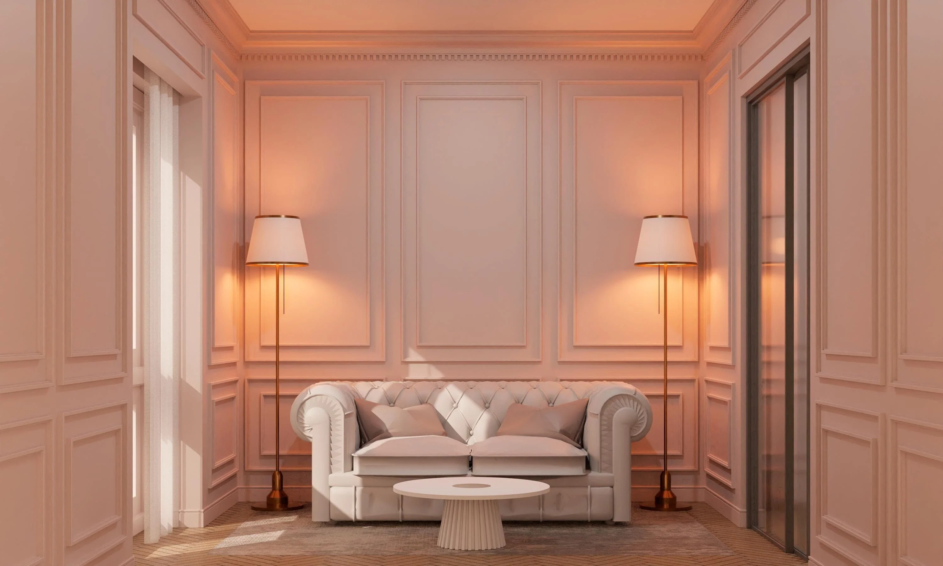 Wall Molding Kit- Pre-Cut Paneling- Wall Trim- Accent Wall Minimalist Decor- Wainscotting- Picture Frame Style Molding-Double Frame 6 Panel - Image 3