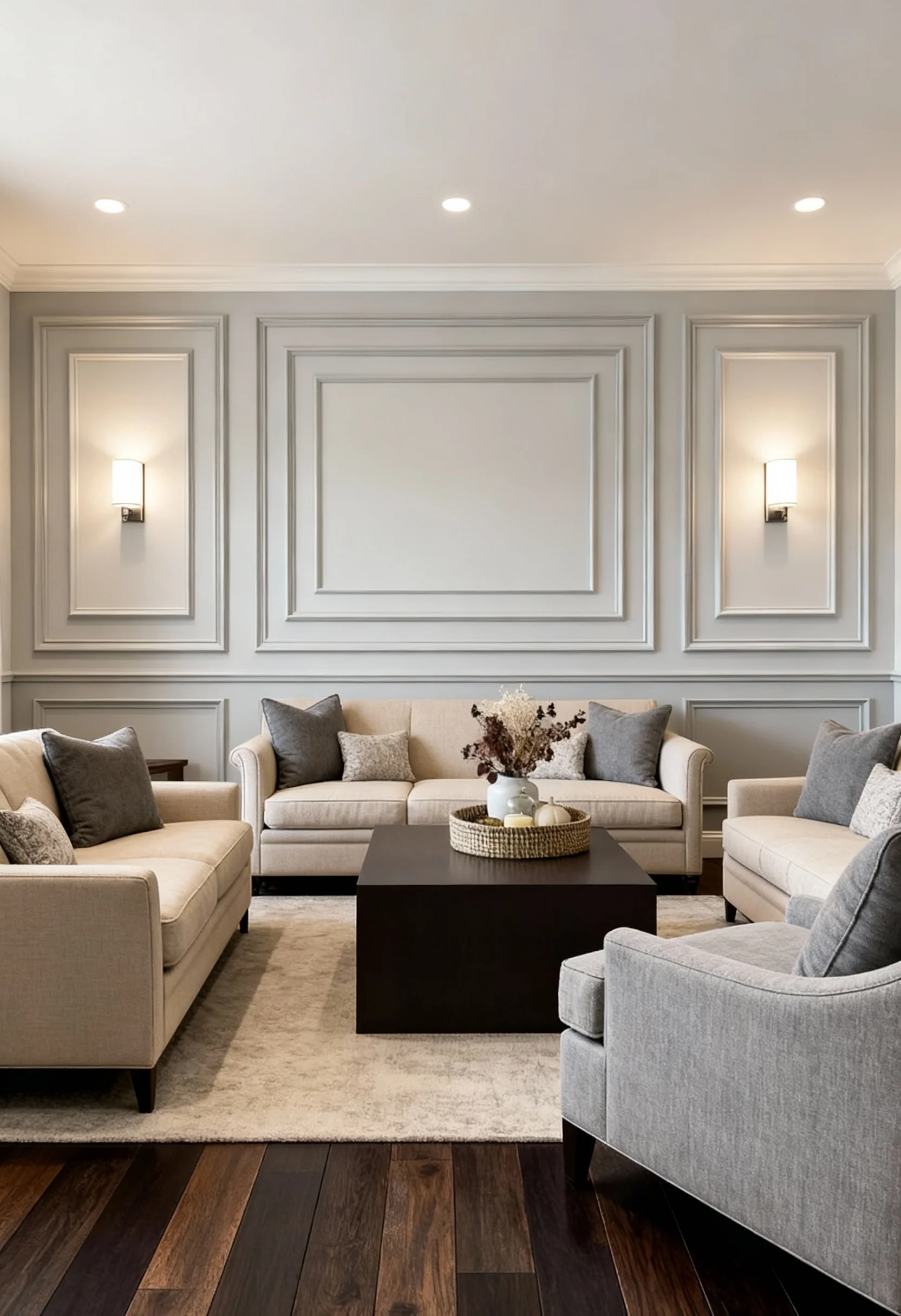 Wall Paneling Kit – Accent Wall with Nested Frames