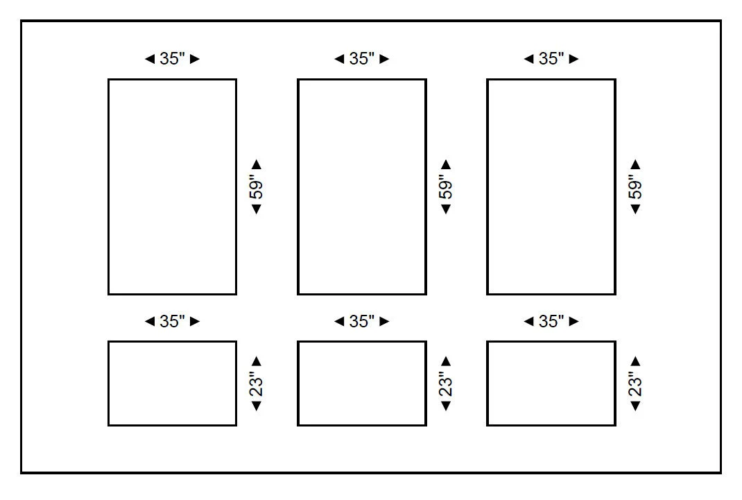 Wall Paneling Kit- Wainscoting- Pre-cut Wall Trim- Polyurethane Wall Molding- DIY Accent Wall- Dining Room Wall- Living Room Wall- 3 Panels - Image 2