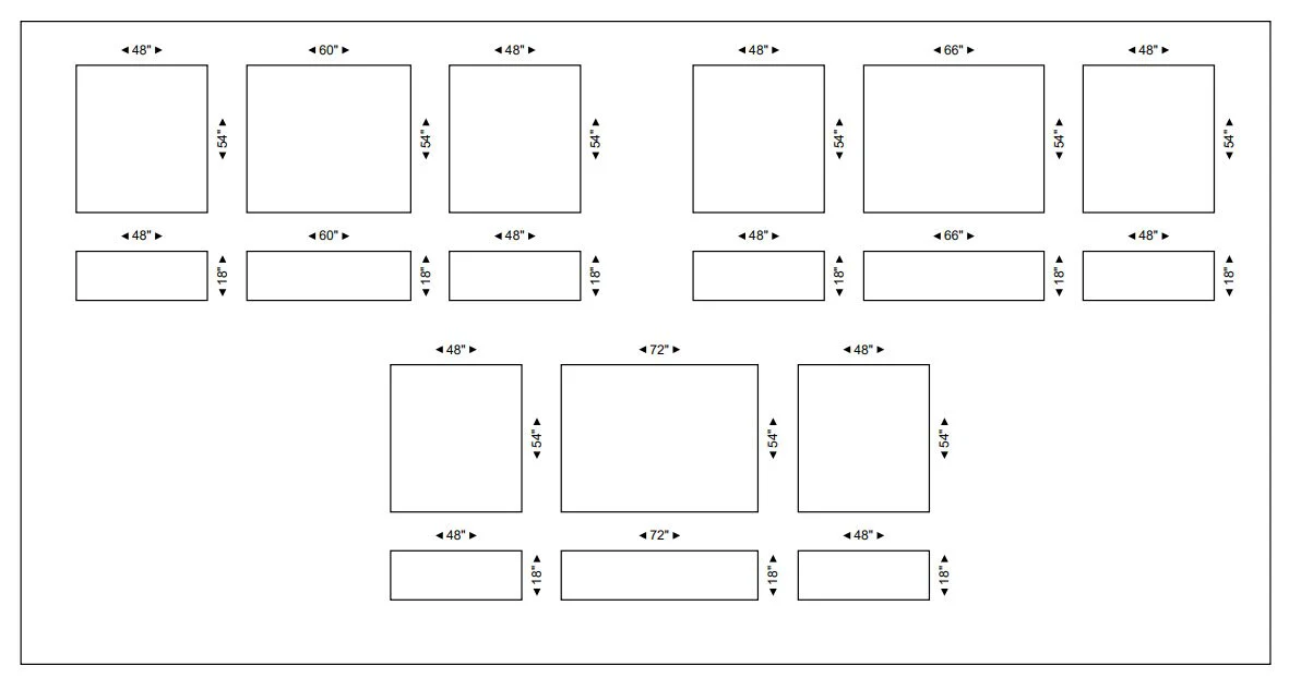 Wall Paneling Kit- Wall Trim- Accent Wall Molding- Paintable Wainscoting- Box Paneling- Bedroom Wall- Nursery Wall- 3 Panels Narrow and Wide - Image 4