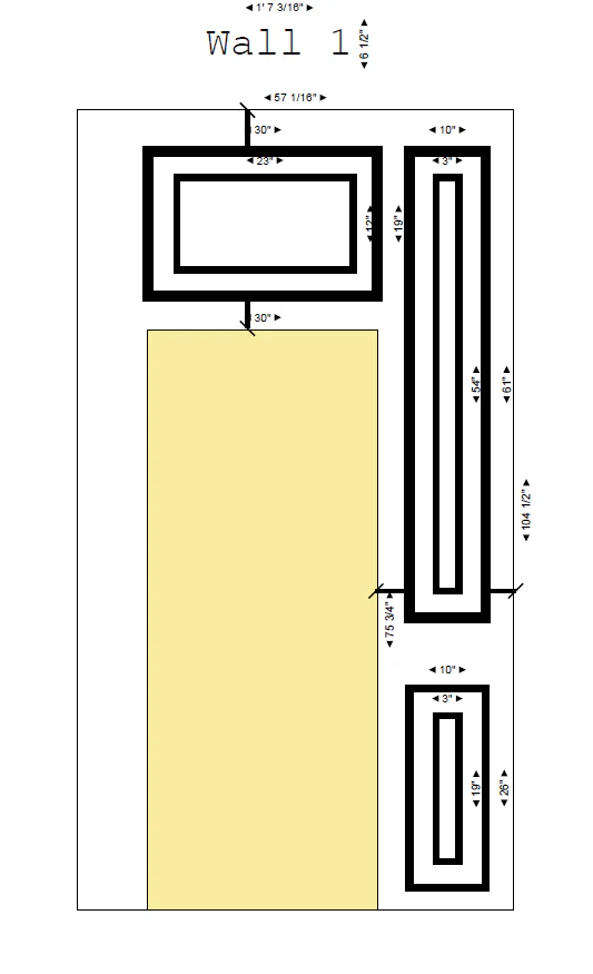 Wall Trim Kit Custom Order for Akeshia - Image 2
