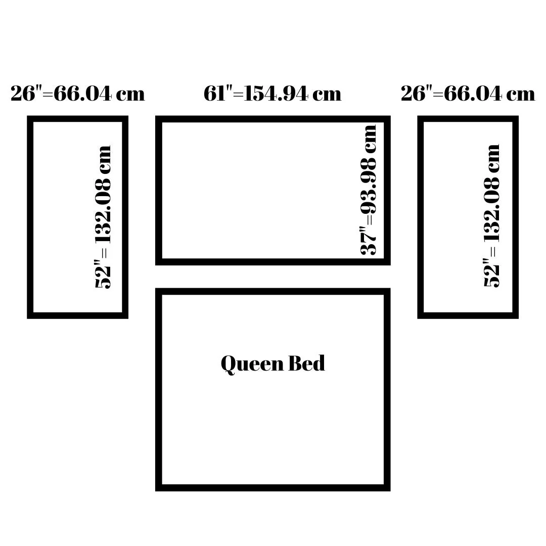 Wall Trim Kit- Queen Bed- Bedroom Wall- Accent Wall Paneling- Wall Wainscoting- Picture Frame Style Paneling- Parisian Style- Wall Molding - Image 2