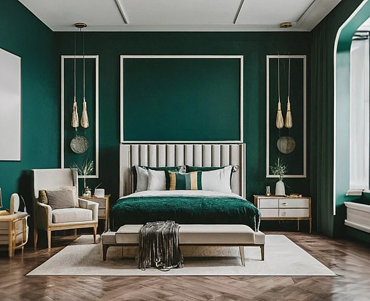 Wall Trim Kit- Queen Bed- Bedroom Wall- Accent Wall Paneling- Wall Wainscoting- Picture Frame Style Paneling- Parisian Style- Wall Molding - Image 9