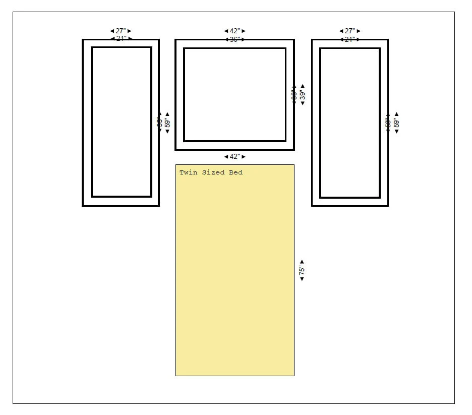 Wall Trim Kit - Wall Moulding- Bedroom Accent Wall- Wainscoting- Double Frame- Wall Paneling- DIY Wall- Home Improvement - Image 4